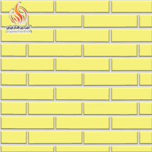 آجر نما لعابی زرد